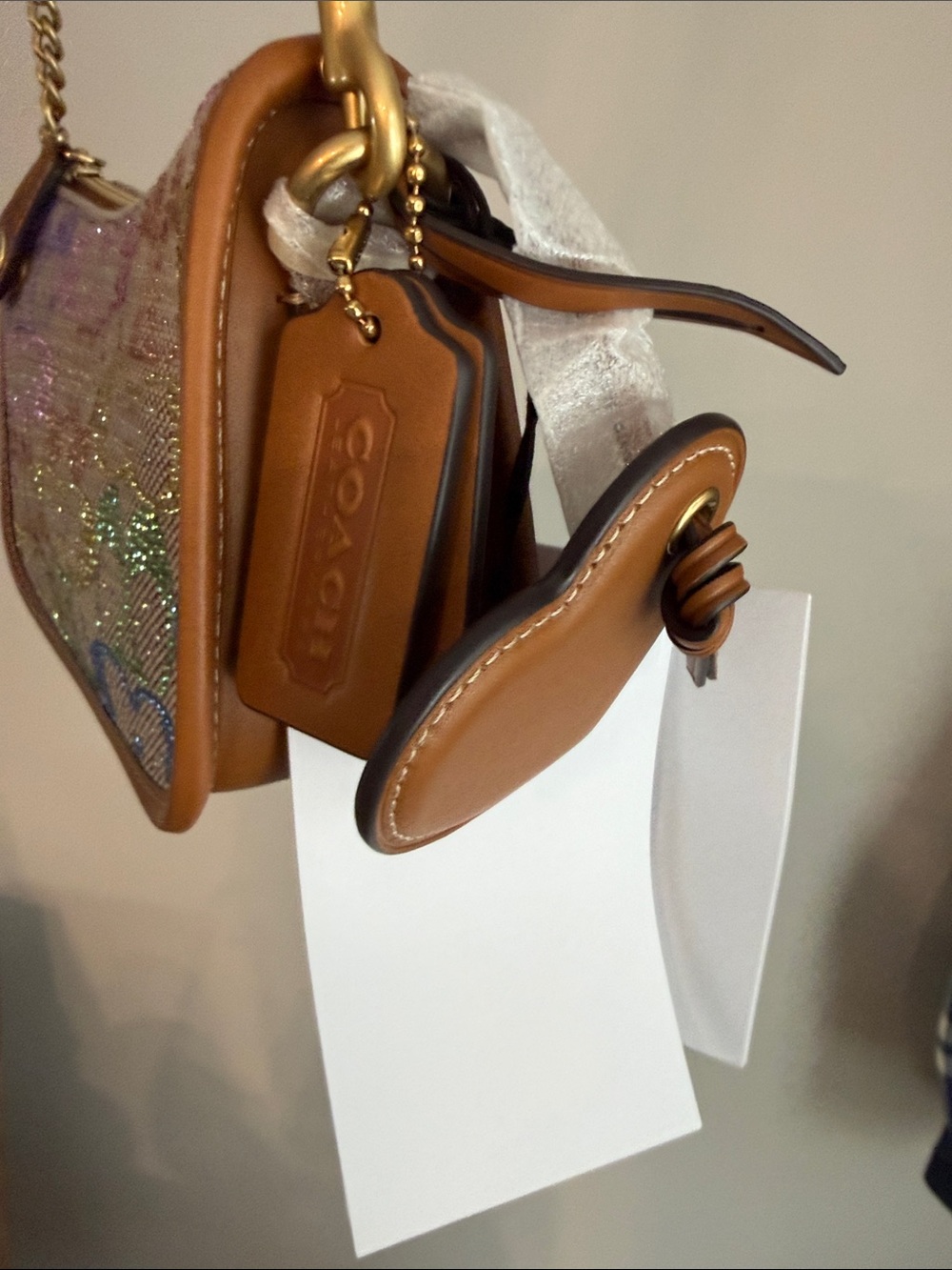 Coach Rainbow Crystal Swinger 20 - Picture 3 of 8